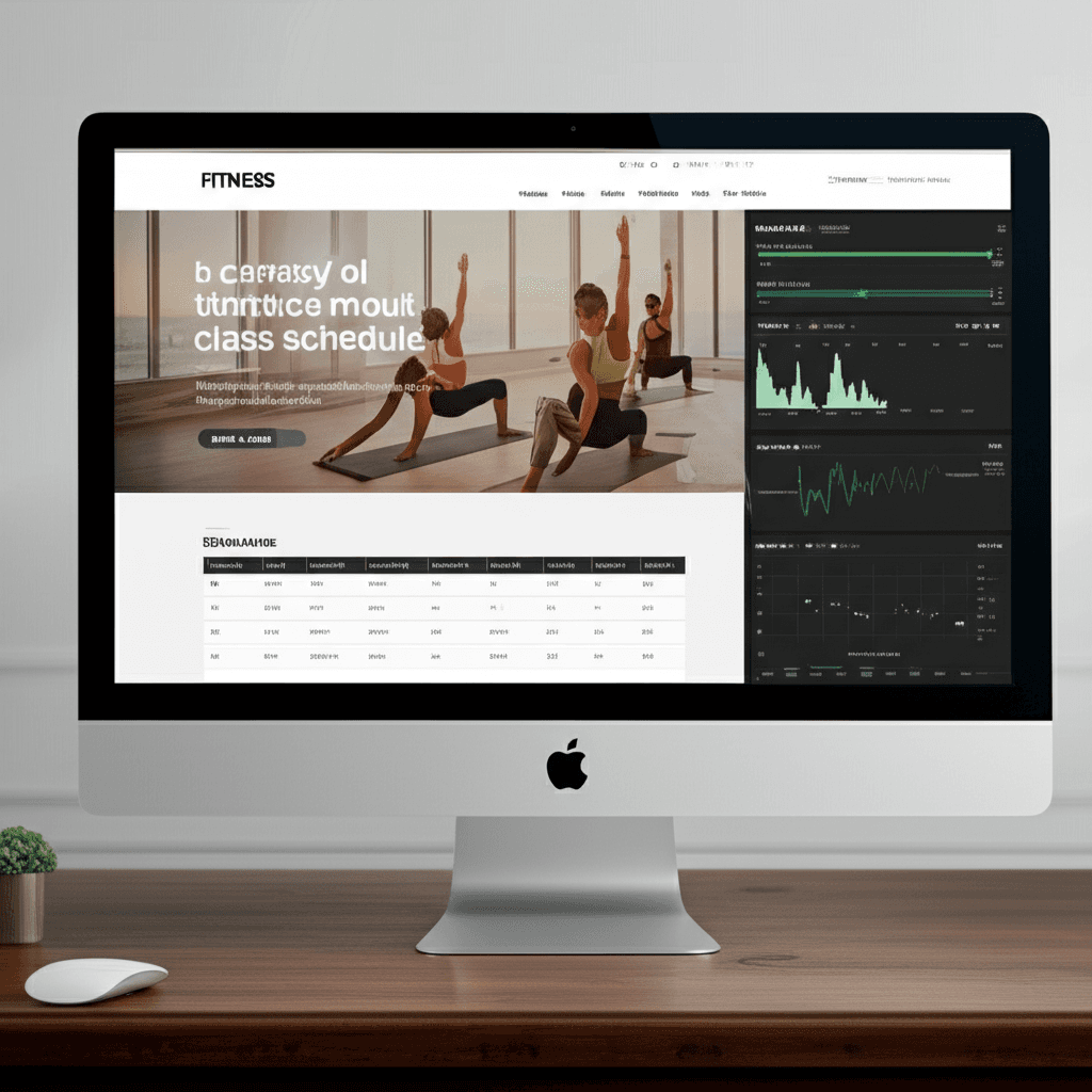 Fitness Studio Site - Business Website project screenshot